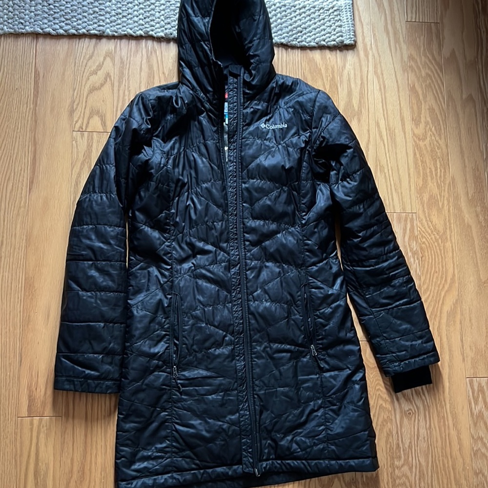 Womens Columbia Omni Heat black small winter parka